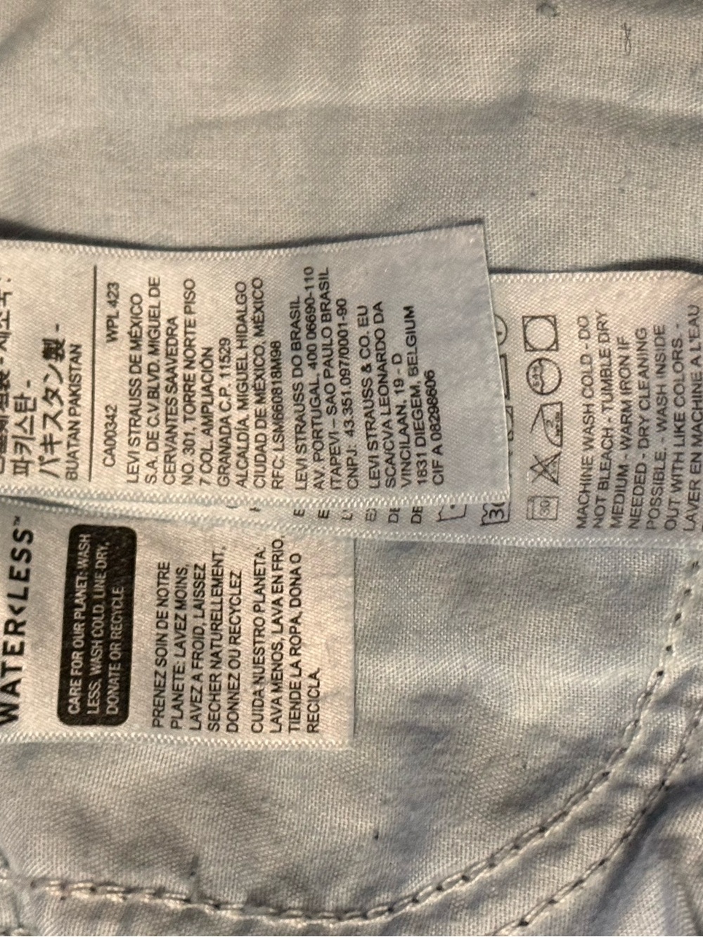 Levi’s Women’s High Waisted Straight Jeans Size 32 - Picture 12 of 14